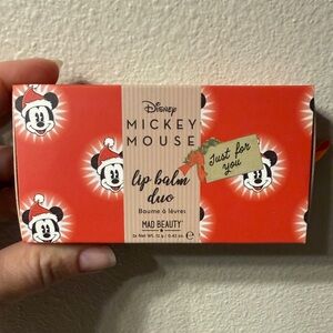 Disney Mickey Mouse Red Lip Balm Duo